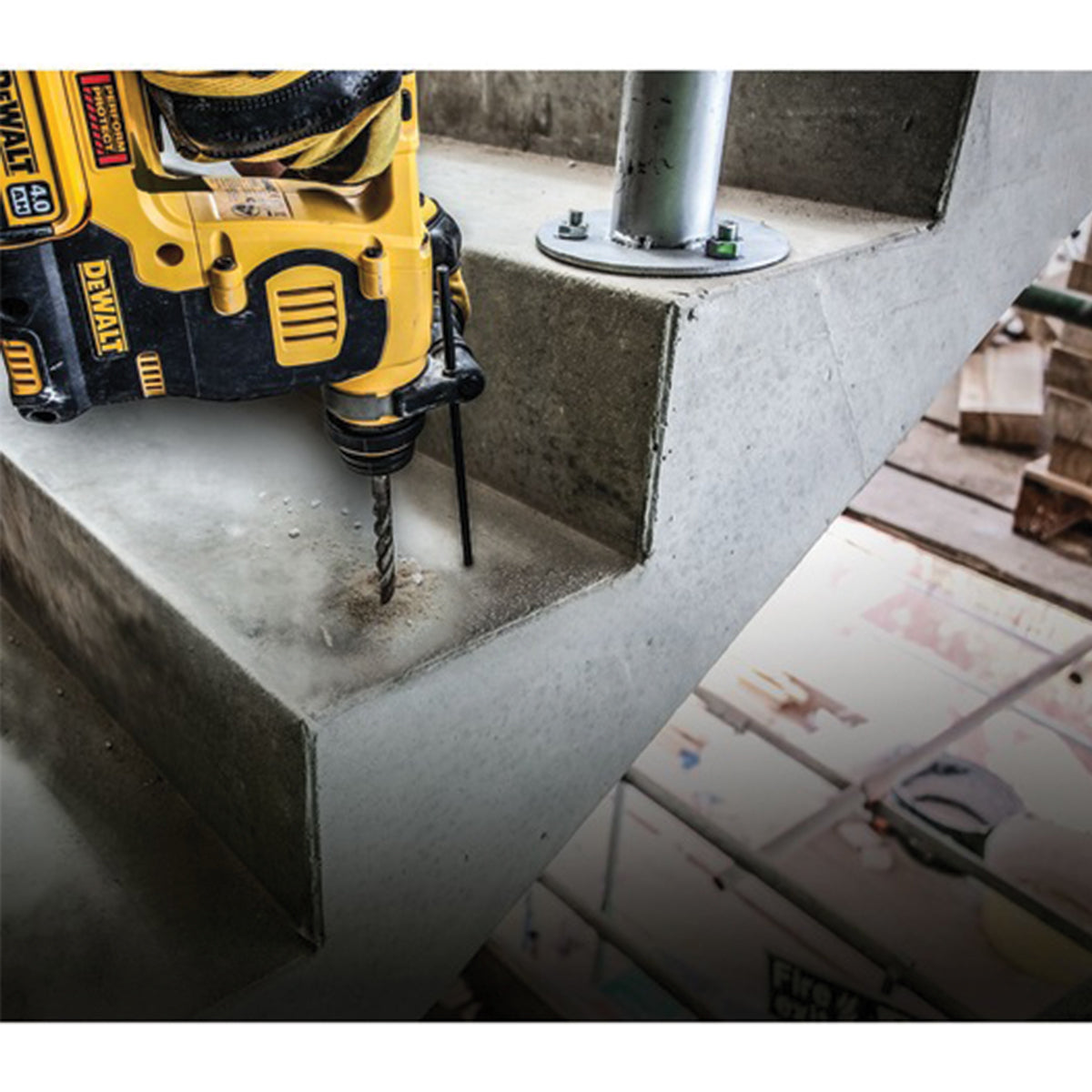 GAMMA XLR Solid Head SDS-PLUS Tips - DeWALT - DT8907-QZ GAMMA XLR Solid Head SDS-PLUS Tips - DeWALT - DT8907-QZ